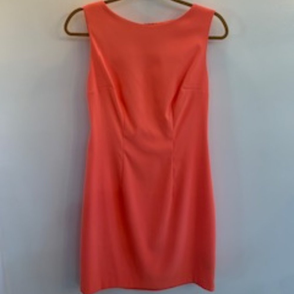 AGB Dress Melon Sleeveless Shift Dress Size 6